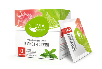 Стевия Stevia в стиках 25 шт.