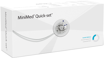 Катетери для інсулінової помпи Medtronic Quick-set 6/60 Інфузійний набір 10 шт.