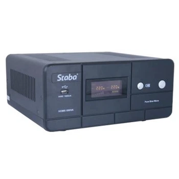 ИБП Staba 500VA (Home-500LCD) под внеш. АКБ, с правильной синусоидой