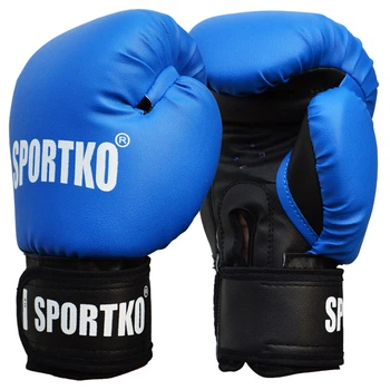 Боксерські рукавички Sportko ПД1 12oz сині