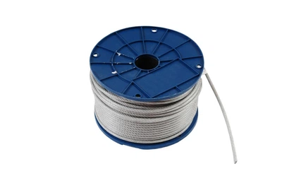 Трос стальной Apro 6 мм х 100 м в оплетке DIN 3055 (WR-PVC6)