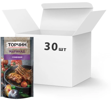 Упаковка маринаду Торчин сливовий для курки 160 г х 30 шт (7613036655798)