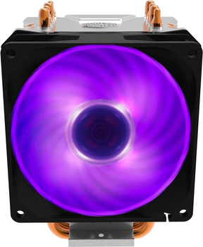 Кулер процессорный CoolerMaster Hyper H410R (RR-H410-20PC-R1), Intel: 1151/1150/1155/1156/775, AMD: AM4/AM3+/AM3/AM2+/AM2/FM2+/FM2/FM1, 92x92x25мм, 4-pin
