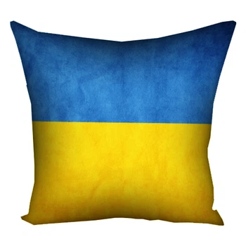Подушка с принтом габардиновая Флаг України 30x30 см