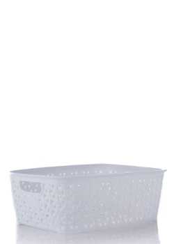 Корзинка для хлеба Hobby Ротанг 26x19x9 см Белый (041251-bl)