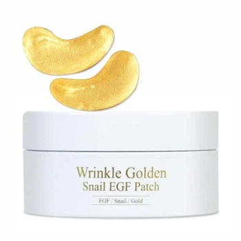 Патчи гидрогелевые под глаза The Skin House с золотом и муцином Wrinkle Golden Snail EGF patch, 60 шт.