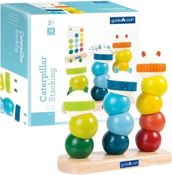 Пирамидка Guidecraft Manipulatives Гусеницы (G6731) (716243067310)