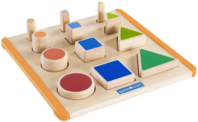 Набор для обучения Guidecraft Manipulatives Формы и пространство (G6737) (716243067372)