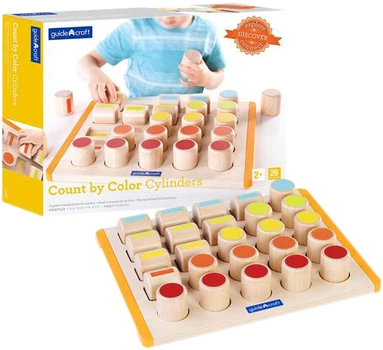 Набор для обучения Guidecraft Manipulatives Счетные цилиндры (G6902) (716243069024)