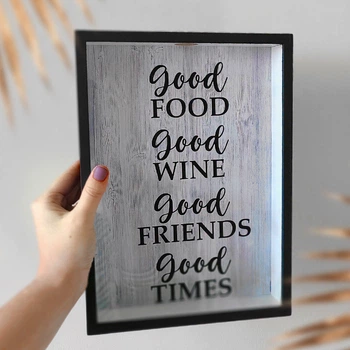 Копилка для винных пробок Good food Good wine 30,5х21,5х4 см