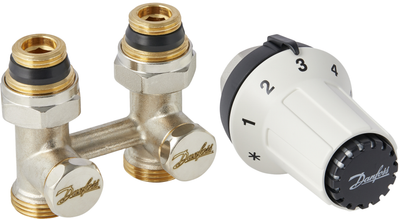 Комплект радиаторный Danfoss RAS-CK+RLV-KS 1/2 прямой (013G5275)