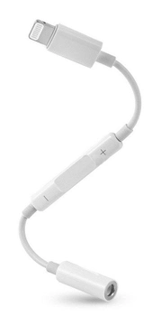 Адаптер навушників (перехідник) Lightning - 3.5 mm Jack для Apple iPhone EasyLife MH020