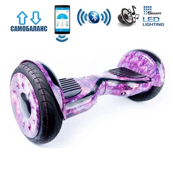 Гіроборд Smart Balance Wheel U20 Premium + Autobalance + Арр 10.5" Фіолетовий космос