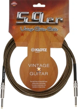 Кабель инструментальный Klotz 59 Vintage Pro Guitar Cable 6 м (228232)