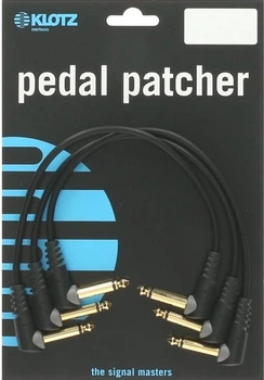 Кабель инструментальный Klotz Entry Level Pedal Patcher Angled 30 см (228260)