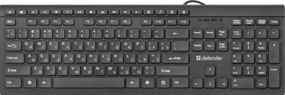Клавіатура дротова Defender BlackEdition SB-550 USB (45550)