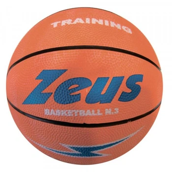 Мяч баскетбольный Zeus PALLONE BASKET GOMMA 3 3 ARANCIO/ROYAL/BIANCO Z01209