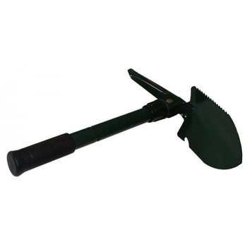 Універсальна військова похідна туристична саперна сталева складана лопата 5 в 1 VST для кемпінгу, гумова ручка (W1981)