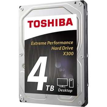 Накопитель HDD SATA 4.0TB Toshiba X300 7200rpm 128MB (HDWE140UZSVA)
