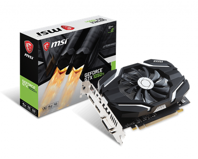 Видеокарта GF GTX 1050 Ti 4GB GDDR5 OCV1 MSI (GeForce GTX 1050 TI 4G OCV1)