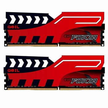 Модуль пам'яті DDR4 2x4GB/2400 Geil EVO Forza Red (GFR48GB2400C16DC)