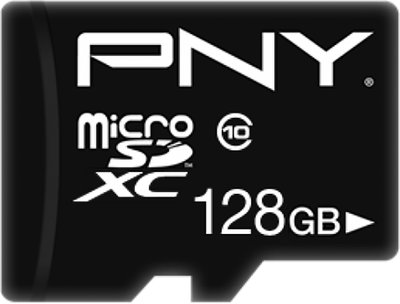 Adapter PNY microSDXC Performance Plus 128 GB Class 10 UHS-I + SD (P-SDU12810PPL-GE)