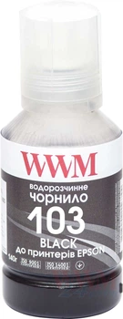 Чорнило WWM 103 для Epson L3100/3110/3150 140 г Black (E103B)