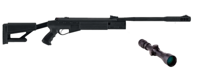 Пневматическая винтовка Hatsan AirTact с газовой пружиной 3-9×40 Sniper AR