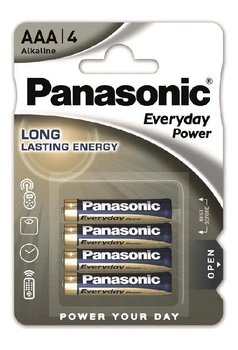 Батарейка Panasonic EVERYDAY POWER AAA BLI 4 ALKALINE (LR03REE/4BR)