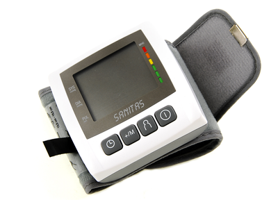 Прилад для вимирання кров'яного тиску на зап'ястя SANITAS темно-сірий R3-370024