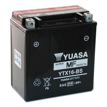 Мото аккумулятор YUASA YTX16-BS 14 Аh, 230 А, (+/-), 150х87х161 мм