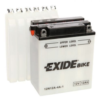 Мото аккумулятор EXIDE 12N12A-4A-1 12 Аh, 115 А, (+/-), 134х80х160 мм