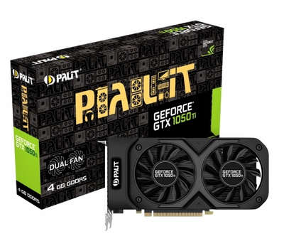 Видеокарта GF GTX 1050 Ti 4GB GDDR5 Dual Palit (NE5105T018G1-1071D)
