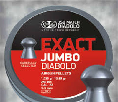 Свинцеві кулі JSB Exact Jumbo 1,03 г 500 шт (546246-500)