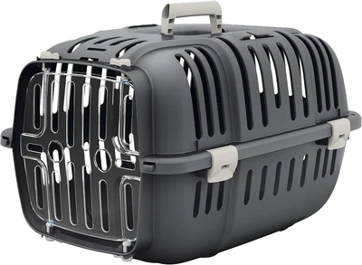 Transporter dla małych zwierząt FERPLAST Jet 10 47x32x29cm do 5kg szary (73043099-Szary)