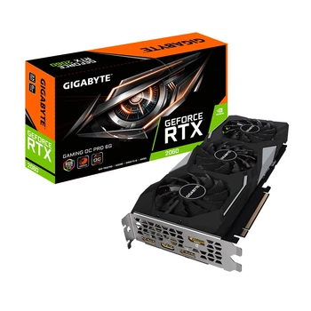 Відеокарта GF RTX 2060 6GB GDDR6 Gaming OC Pro Gigabyte (GV-N2060GAMINGOC PRO-6GD)
