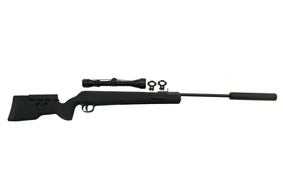Пневматическая винтовка с газовой пружиной SPA GR1250WNP с прицелом 3-9х40