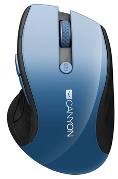 Мышь Canyon CNS-CMSW01BL Wireless Black/Blue