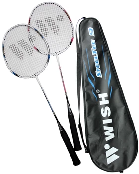 Zestaw rakiet do badmintona Wish Steeltec 9K Red-Blue (14-10-040)