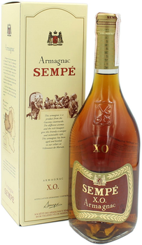 Арманьяк Sempe Armagnac XO SDAS 0.7 л 40% в подарочной упаковке (3107201004114)