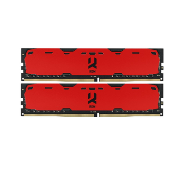 Модуль памяти DDR4 2x8GB/2400 GOODRAM Iridium Red (IR-R2400D464L15S/16GDC)