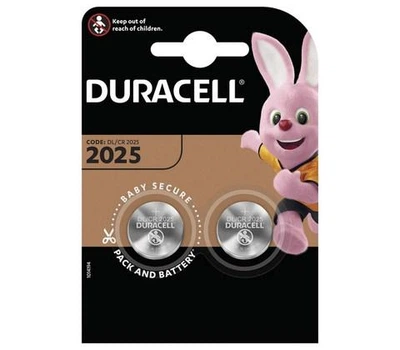 Батарейка літієва DURACELL CR2025, на блістері 2шт
