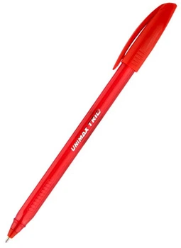 Набор шариковых ручек Unimax Trio 1.0 мм Красный 12 шт (UX-104-06)