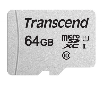 Карта пам'яті microSD 64Gb Transcend 300S Class 10 UHS-I U1 (TS64GUSD300S)