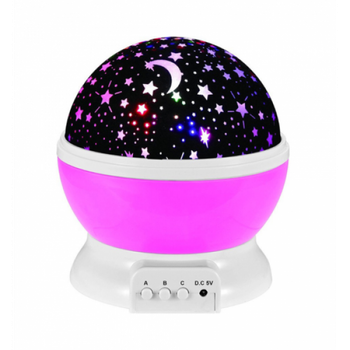 Проектор зоряного неба нічник Star Dream Master Plus рожевий (D-2019090525)