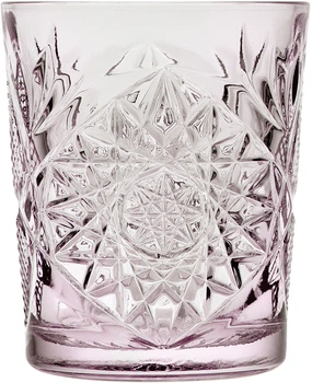 Набір стаканів для віскі Libbey Leerdam Hobstar Colored Charm (2651VCP35 (922301)) Lavender 350мл /6шт