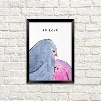 Постер в рамке In love 15x21 см, A5 (MT5_19L023)