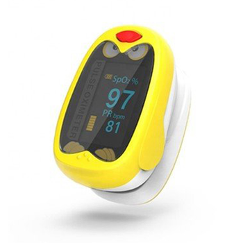 Пульсоксиметр на палец детский S8P USB для измерения пульса и уровня кислорода в крови
