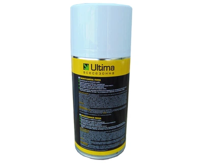 Поліуретанова монтажна піна (РУЧН.), всесезонна 310ml, (A4198) ПТ-9986ULTIMA