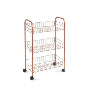 Этажерка METALTEX COPPER 3 уровня медный цвет покрытие Polytherm (344403)